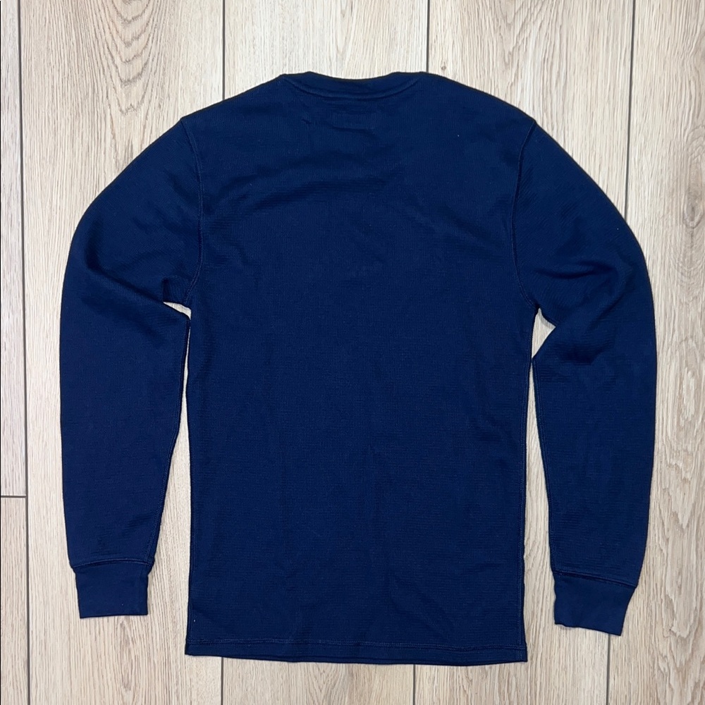 NWOT - Polo by Ralph Lauren Men's Waffle Henley Long Sleeve Sleepwear/Daywear - Picture 5 of 6